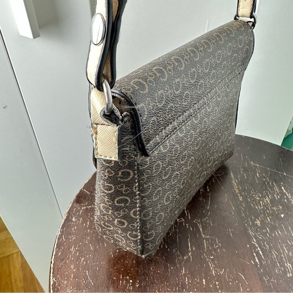 Guess Brown Crossbody Monogram Purse - Picture 4 of 9